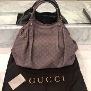 Gucci Leather Sukey Large Handbag